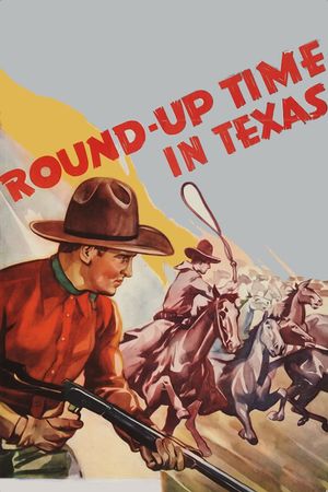 Round-Up Time in Texas's poster