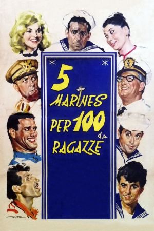 5 marines per 100 ragazze's poster