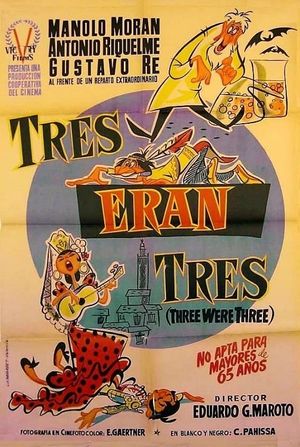 Tres eran tres's poster