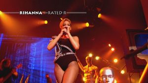 Rihanna - Rated R Launch Party's poster