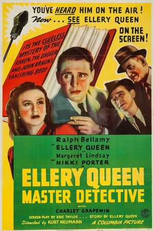 Ellery Queen, Master Detective's poster