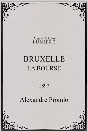 Bruxelles, la bourse's poster