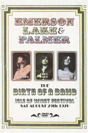 Emerson, Lake & Palmer: The Birth of a Band, Isle of Wight Festival 1970's poster