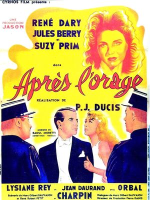 Après l'orage's poster