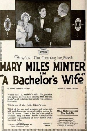 A Bachelor's Wife's poster