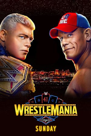 WWE WrestleMania 41: Sunday's poster