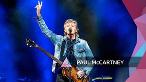 Paul McCartney at Glastonbury 2022's poster