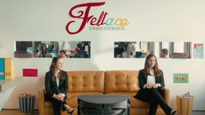 American Felt Building's poster