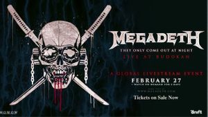 Megadeth - They Only Come Out At Night: Live At Budokan 2023's poster