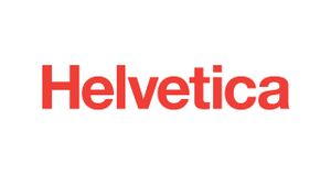 Helvetica's poster