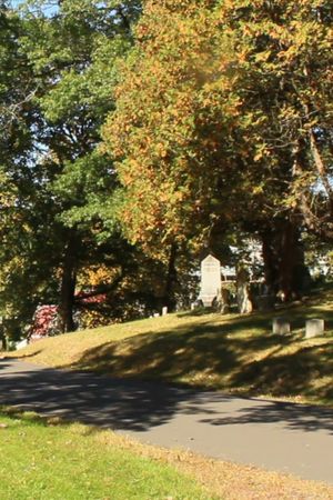 Autumn at Riverside Cemetery's poster