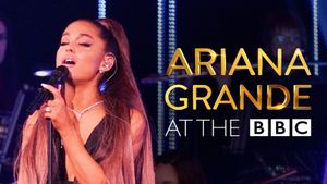 Ariana Grande at the BBC's poster