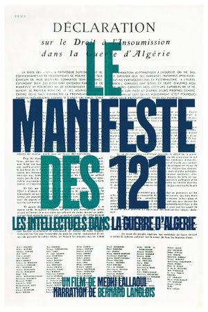 Manifesto of the 121's poster
