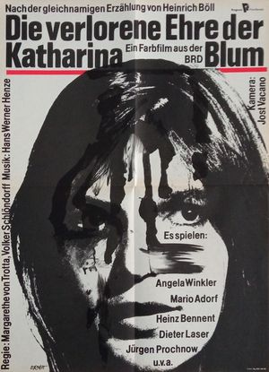 The Lost Honor of Katharina Blum's poster