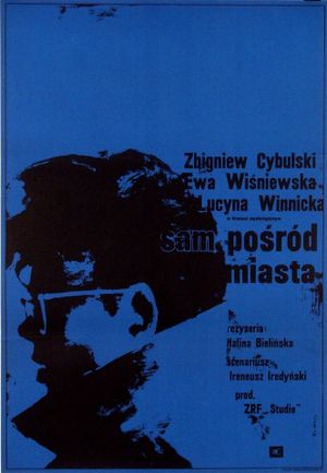 Sam posród miasta's poster