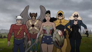 Justice Society: World War II's poster