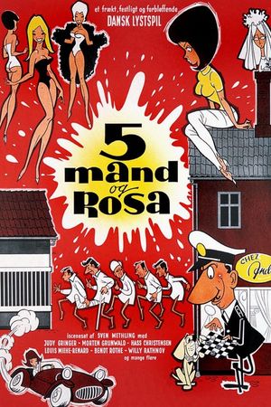 Fem mand og Rosa's poster
