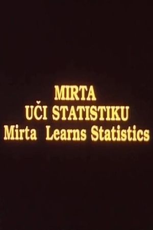 Mirta uči statistiku's poster