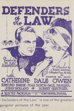 Defenders of the Law's poster