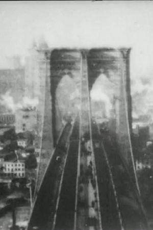 Panorama from the Tower of the Brooklyn Bridge's poster