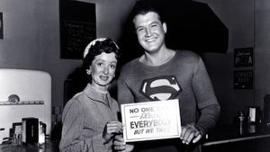 Stamp Day for Superman's poster