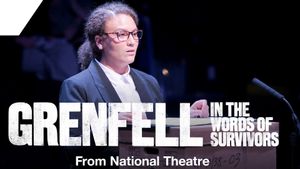 National Theatre Live: Grenfell: in the words of survivors's poster