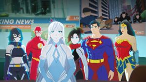 Justice League x RWBY: Super Heroes & Huntsmen, Part Two's poster