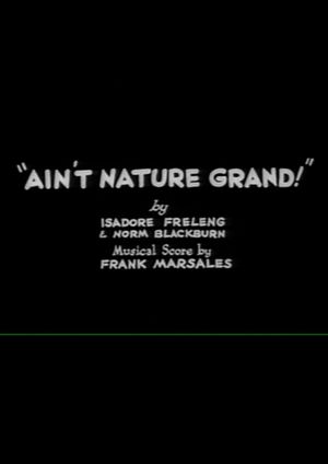 Ain't Nature Grand!'s poster