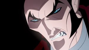 The Batman vs. Dracula's poster