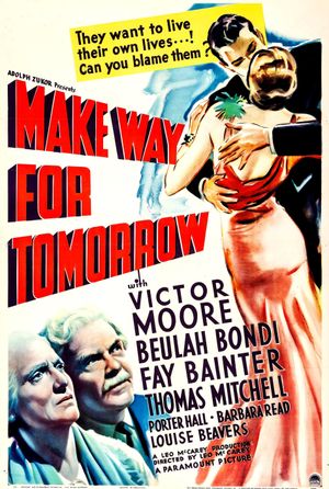 Make Way for Tomorrow's poster