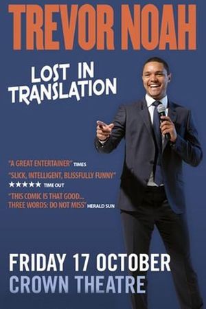 Trevor Noah: Lost In Translation's poster