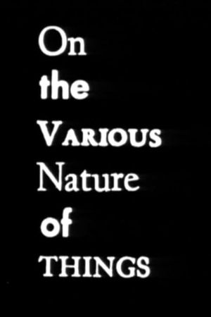 On the Various Nature of Things's poster