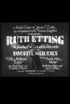 Ruth Etting in Favorite Melodies's poster image