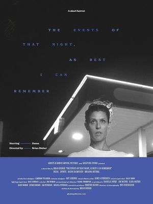 The Events of That Night, As Best I Can Remember's poster