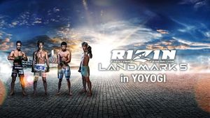 RIZIN LANDMARK 5 in YOYOGI's poster