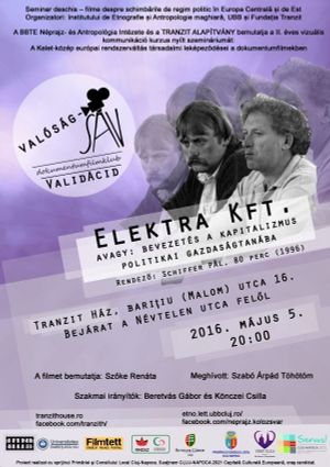 Elektra, avagy bevezetés a kapitalizmus politikai gazdaságtanába's poster