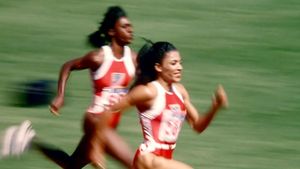 L'Épreuve du 100 mètres's poster