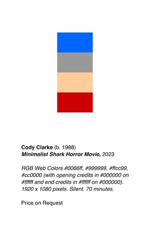 Minimalist Shark Horror Movie's poster image