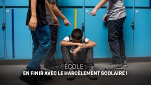 Ecole : en finir avec le harcèlement !'s poster
