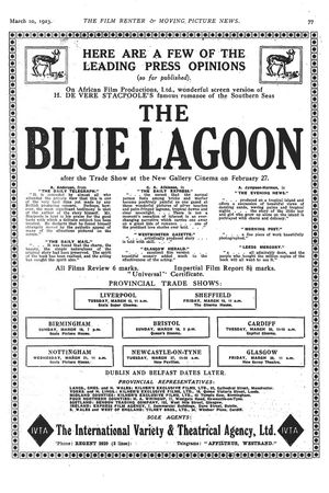 The Blue Lagoon's poster