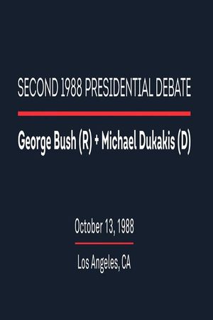 1988 Second Presidential Debate's poster