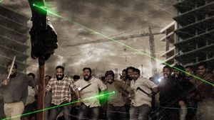 Laththi's poster