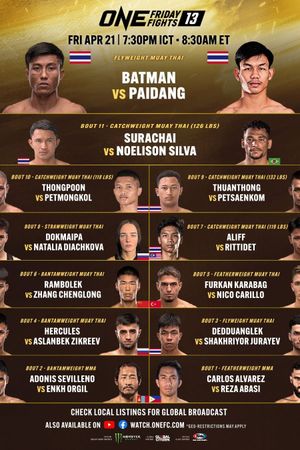 ONE Friday Fights 13: Batman vs. Paidang's poster