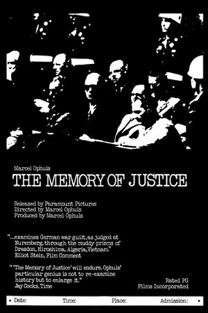 The Memory of Justice's poster