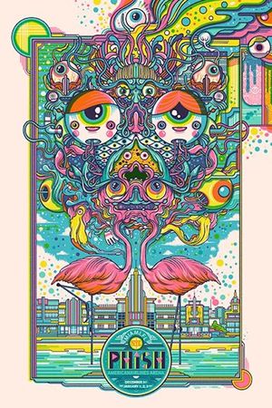 Phish 2014-12-31 American Airlines Arena, Miama, FL's poster