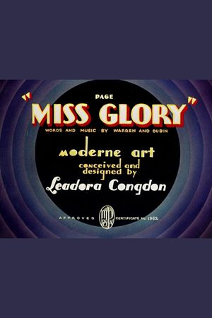 Page Miss Glory's poster