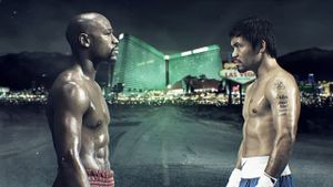 Mayweather vs. Pacquiao's poster