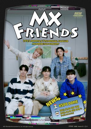 MX FRIENDS – 2023 MONSTA X 7TH OFFICIAL FANCLUB MONBEBE FAN-CONCERT's poster