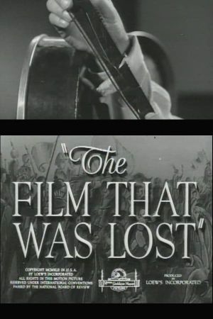 The Film That Was Lost's poster