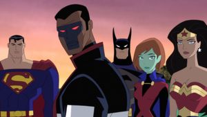 Justice League vs the Fatal Five's poster